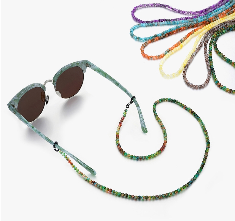 

Bohemia Natural Stone Beads Glasses Chain Fashion Lanyard Glasses Strap Sunglasses Cords Casual Accessories