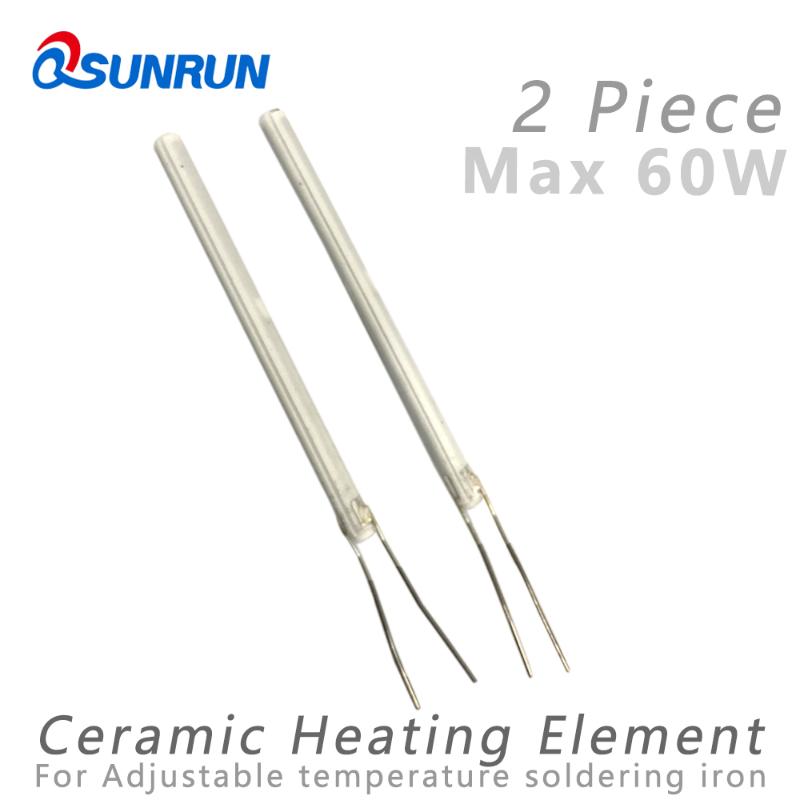 

2pcs Electric adjustable constant temperature heating type soldering iron core heater 40w heating free shipping