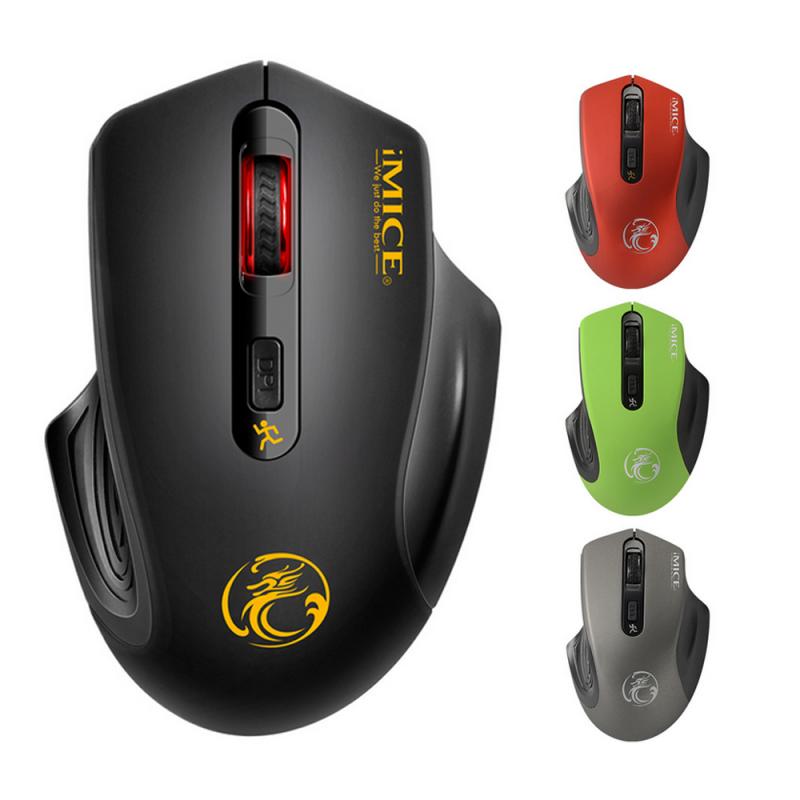 

Universal Silent/Sound LED Wireless Gaming Mouse 1600 DPI 4 Buttons Ergonomic Bluetooth Mice For PC Laptop Computer