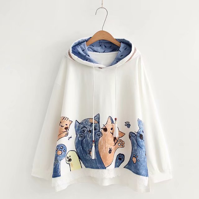 

Children Hoodies Sweatshirts Grey Animal Lovely Cute Fashion Cool comfortbale White Orange, Us 6w