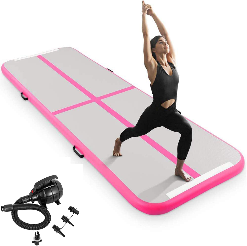 

5/6m Tumbling Mat Gymnastics Air track tool Yoga mat Pvc Inflatable Air track for kids adults tranning mattress mat