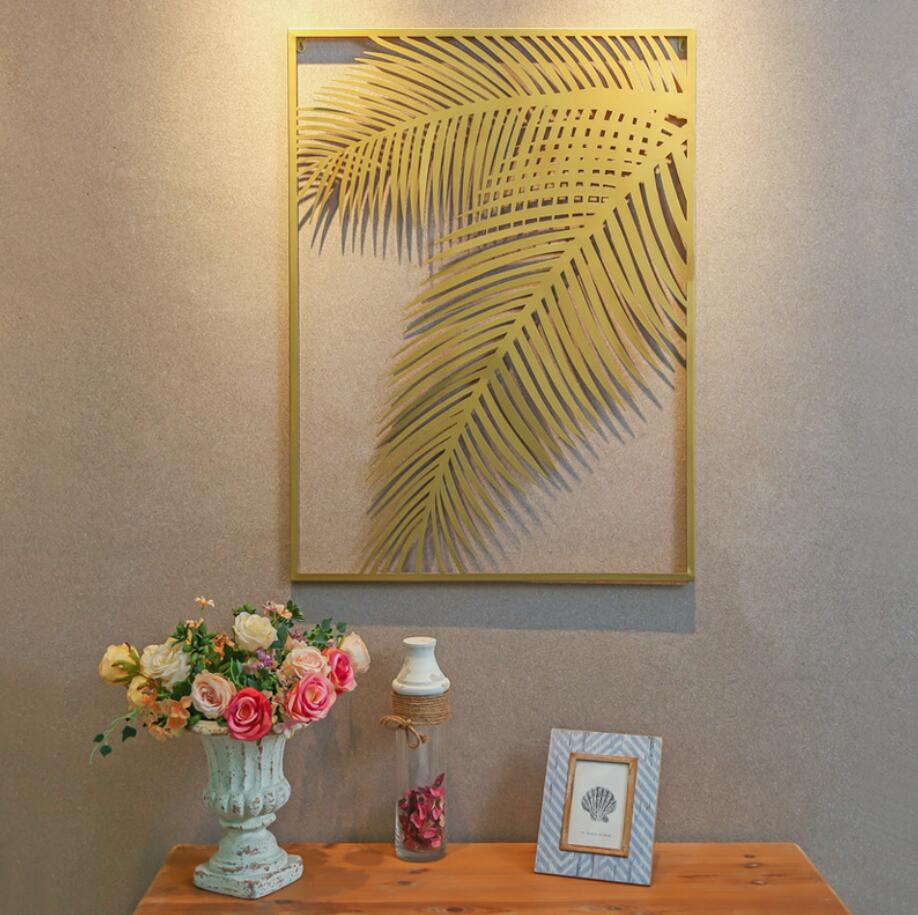 Iron wall hanging porch household Novelty Items pendant creative modern simple light luxury decoration-image-572198687