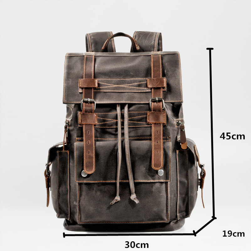 canvas mens backpack