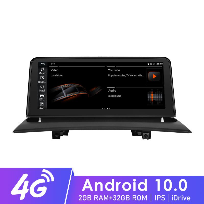 

MCWAUTO Android 10.0 Autoradio forBMW X3 F25 X4 F26 2011-2012 CIC System 10.25 Inches Car Stereo Radio GPS Navigation 4G Wifi