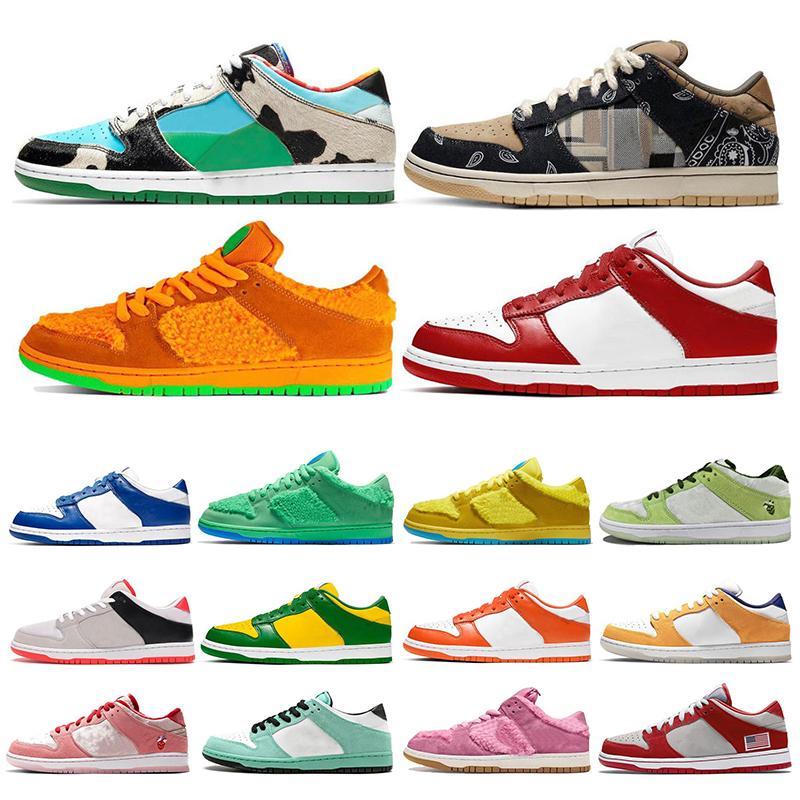 

2020 Chunky Dunky Low men women running shoes University Red green bear Kentucky Syracuse Safari womens sports sneakers size 36-45, 10