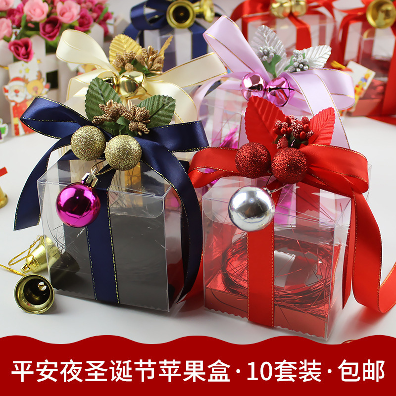 

New Christmas fruit box Apple packing box Christmas Eve gift gift package 10 Pack