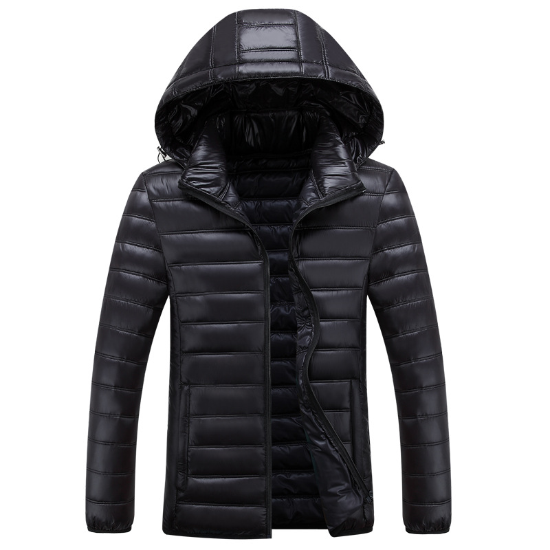 

Men's Trench Coats Men Parkas Plus Size 6XL 7XL 8XL Winter Warm Jacket Mens Puffer Coat Man Hooded Overcoat Quilted Jackets, Black