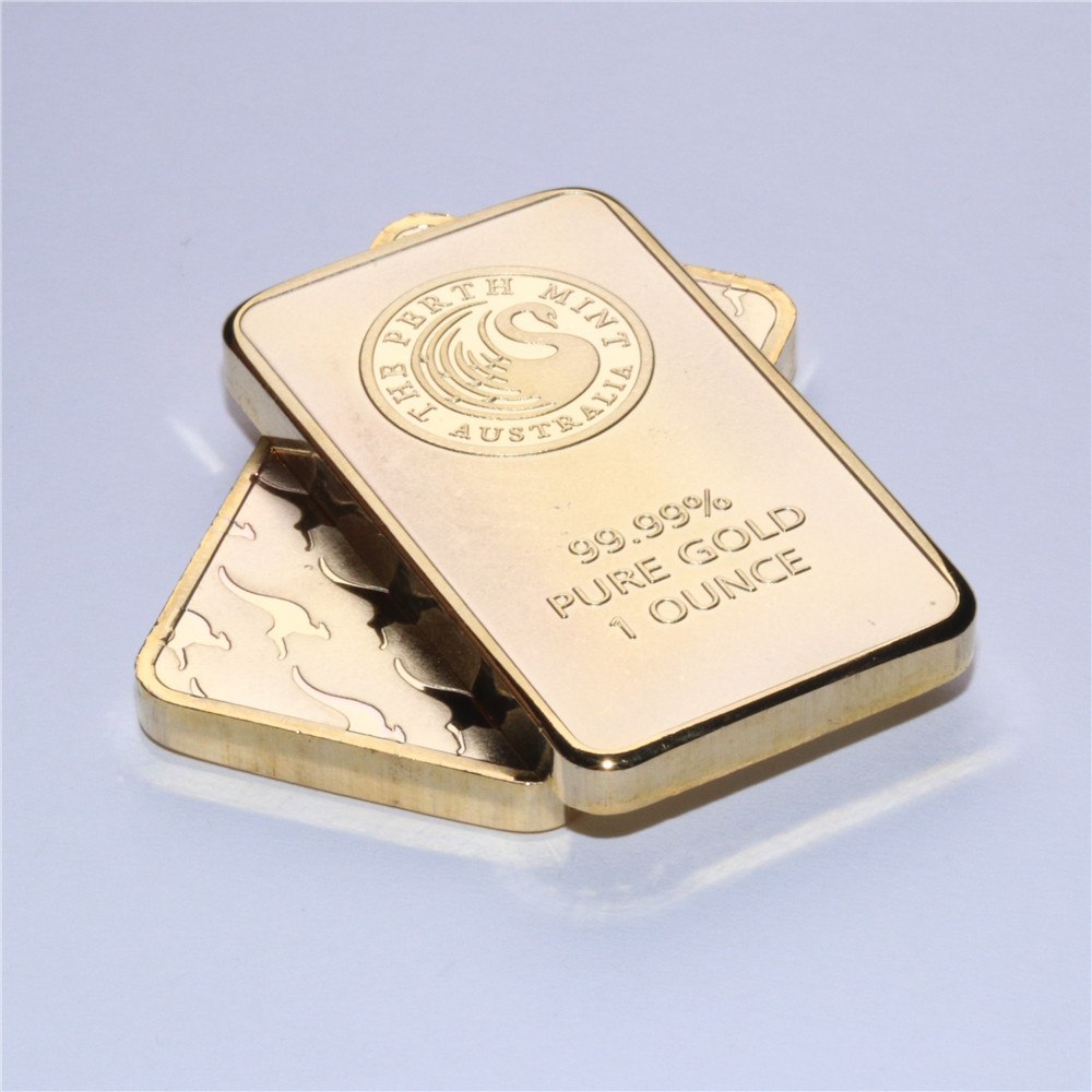 

Australia The Perth Mint 1 Ounce Gold Plated high quality copy, 1pcs/lot, free shipping