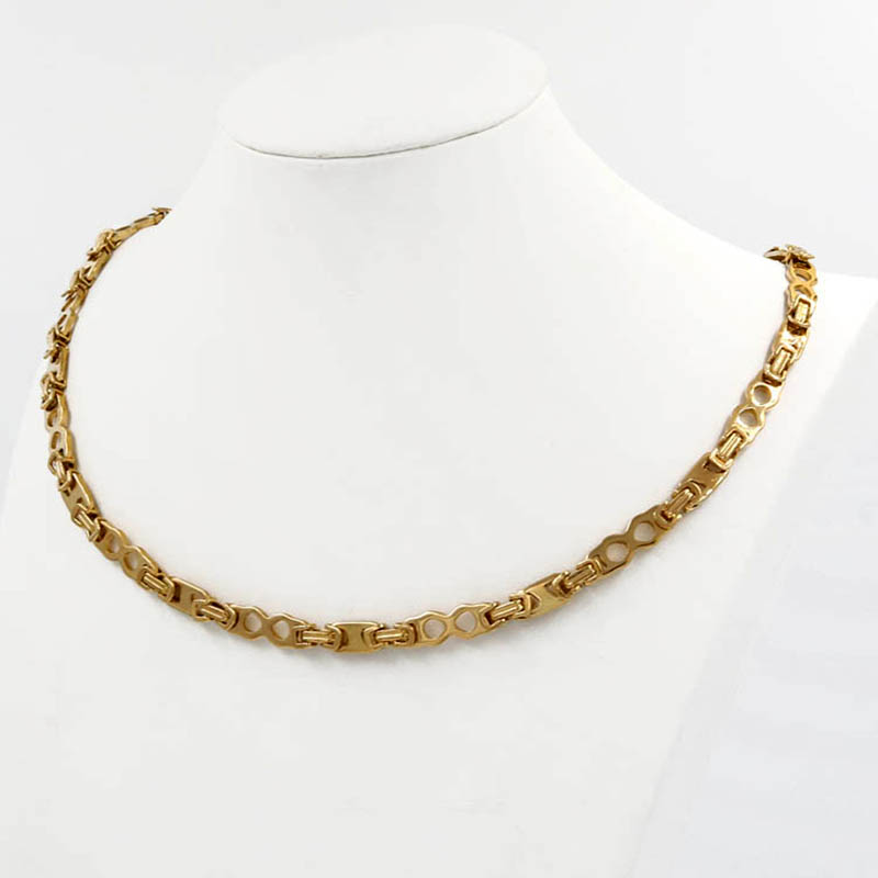 

1 Promotions Men Stainless Steel New Byzantine Chains Necklaces Jewellery Hip Hop,Rock,Gift, Fashion Mens accessories Wholesale