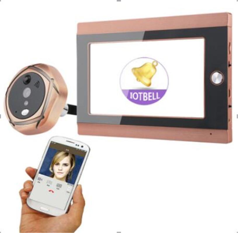 

7 Inch WIFI Intercom Doorbell 165 Degree 10000Mah Battery Video Door Phone