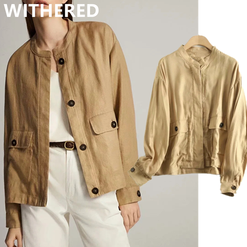 ladies short linen jackets