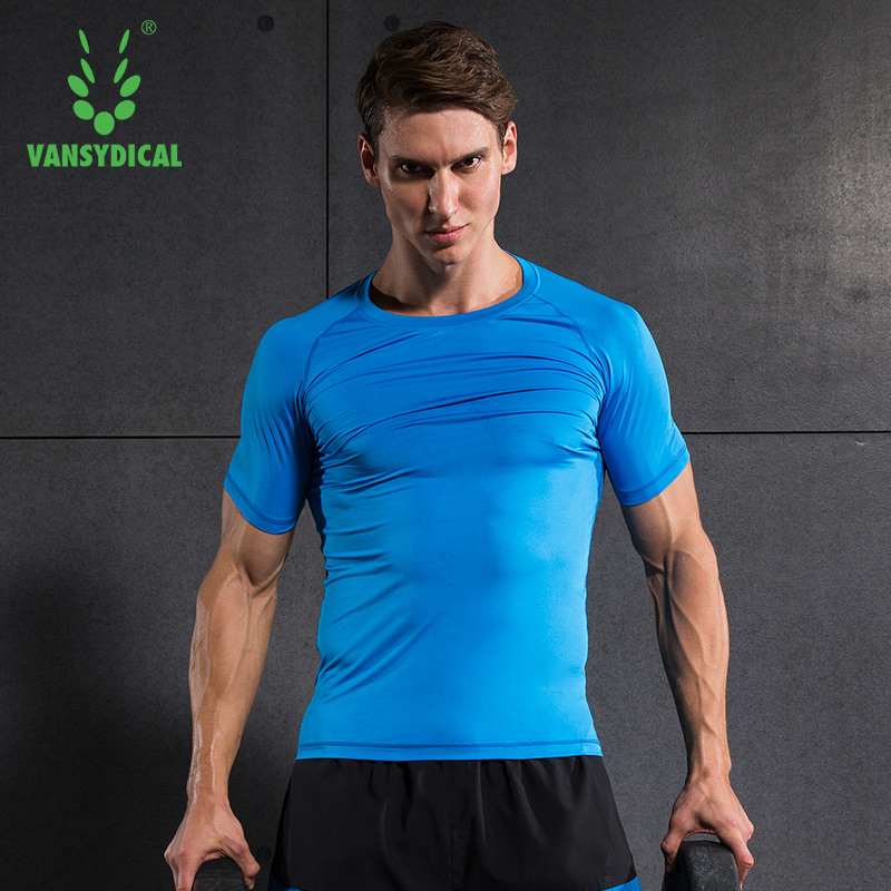 

OEM Men' Compression Shirts Short Sleeve Base Layer tights Fitness Cycling Running Quick Dry Breathbale Spandex Sports T-shirts, Mbf068