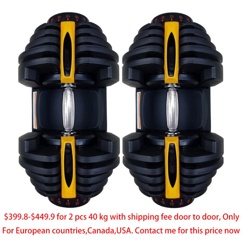 

Dumbbells Manufacturing Factory Supply Weight Lifting Adjustable Dumbbell 40KG Man And Women 1 Pc, Red