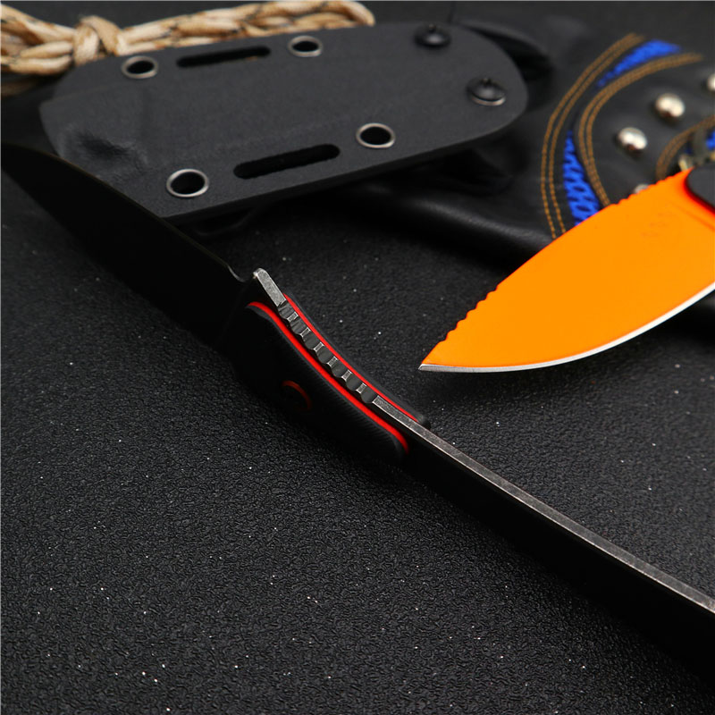 

Bench BM15200 made Tactical Straight Knife 440C Fixed Blade EDC Tool Outdoor Camping Hunting Pocket Self Defense Survival Knives F