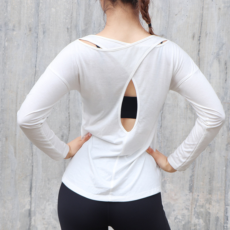 

Autumn Winter Quick-drying Sports Shirt Blouse Yoga Professional Running Training Fitness Clothes Women' T-shirt Long Sleeve, Pink