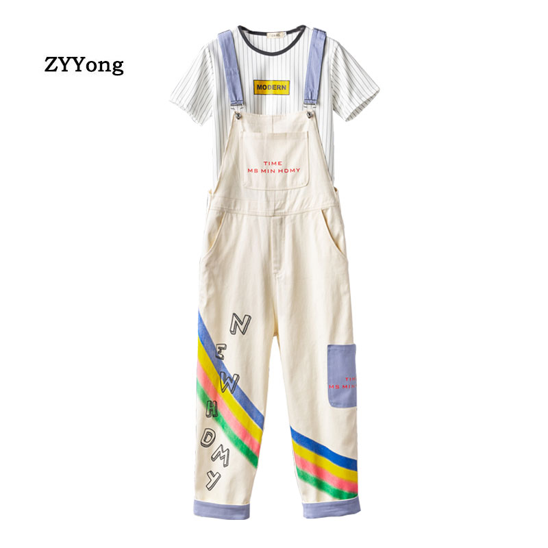 

Overalls Men Bib Jumpsuit Cargo Pants Men Loose Straight Big Pocket Letter Printing Freight Hip Hop Streetwear Casual Trousers, Black