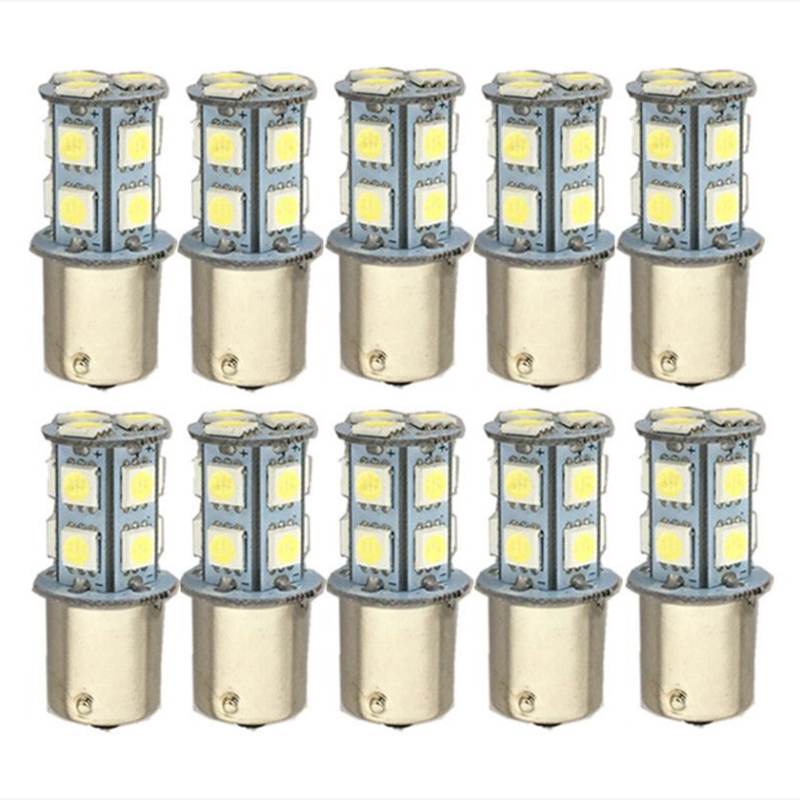 

Bright S25 13 SMD P21W 1156 1157 LED Light Car Accessories Brake Reverse Turn Signal Lights 12V Bulb Part White Red Yellow, As pic