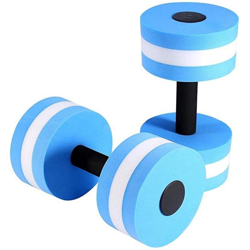 

Outdoor Pool Toys Eva Foam Floating Dumbbells Summer Water Dumbbell Toys Swimming Pool Floating Dumbbells Water Support Dumb, As pic