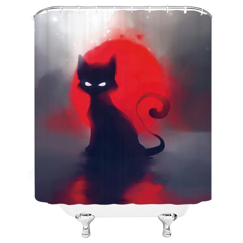 

Popular Cartoon Waterproof And Mildew Proof Fabric Shower Curtain Bathroom 72 "x 72" w / 12 Hook Free Delivery