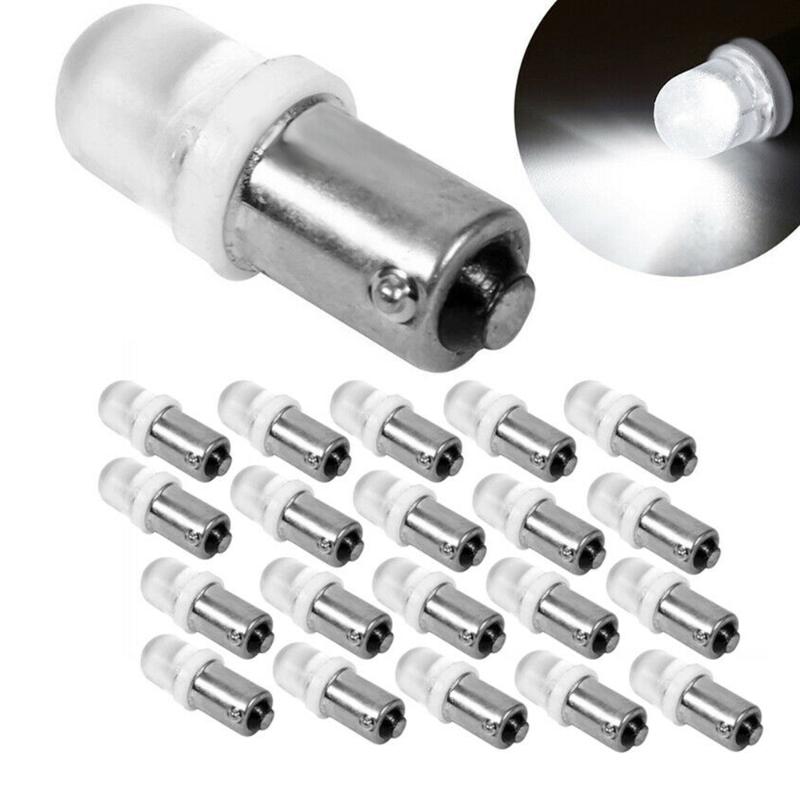 

20x T11 T4W BA9S H6W 1895 1SMD LED 12V Turn Signal Dashboard Lights Bulbs White, As pic