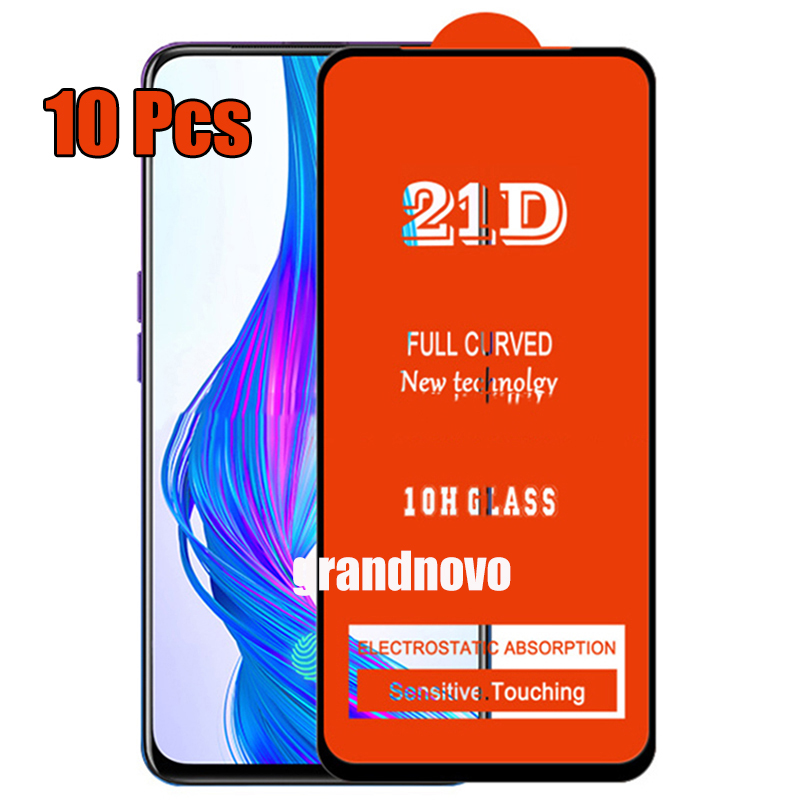 

21D Full Glue Tempered Glass Curved Guard Real Full Coverage Screen Protector Film For Xiaomi Mi 10 Lite 10T 9 SE CC9 Pro POCO X2 F2 9T A3