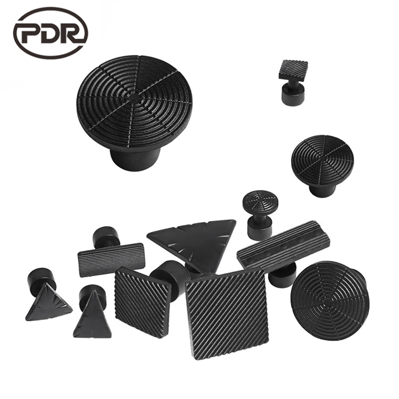 

PDR Tools Kit Black Glue Tabs Dent Tabs Suction Cup Suckers For Dent Removal Paintless Repair Tools Pull