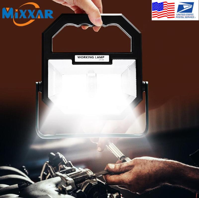 

EZK20 Dropshipping COB LED Work Light Rechargeable Portable Waterproof Flood Lights for Camping Hiking Emergency Car Repairing
