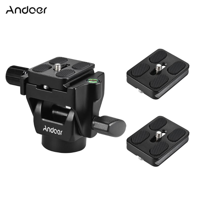 

High Quality Andoer M-12 Monopod Tilt Head Panoramic Head Telephoto Bird Watching with 1pcs 2pcsQuick Release Plate
