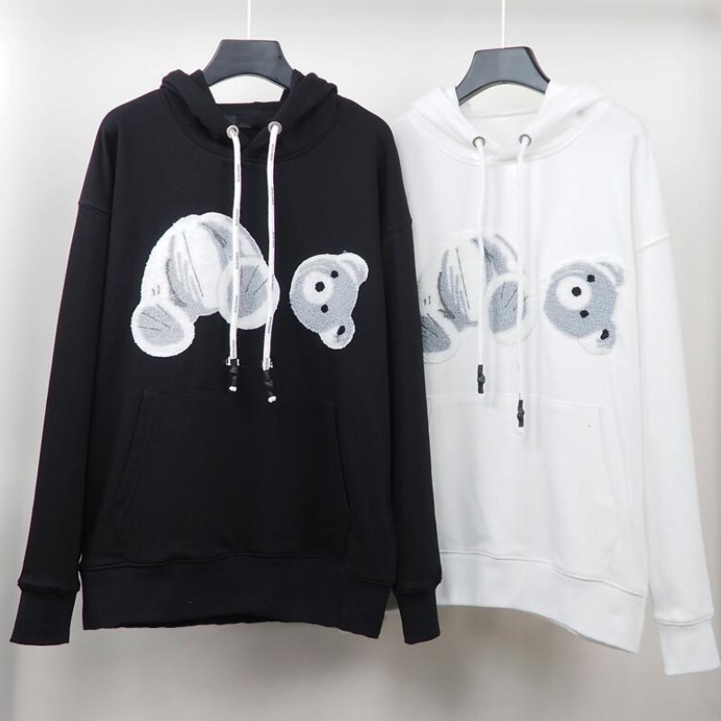 

Autumn and winter new Hoodie Hip Hop Hoodies High Quality Letter Print Hoodie Men Women Sweatshirt Long Sleeve -XL, Black
