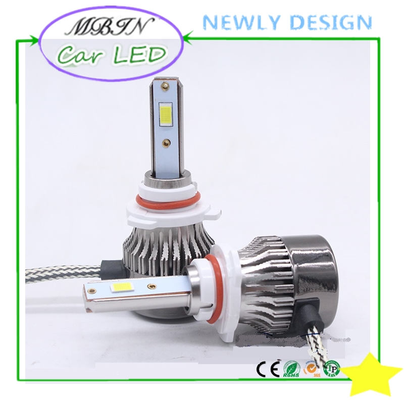 

Bright white S led headlight 9005/3 kit 6000LM 40W 6000k head fog lamp car lighting source Automobile driving bulb