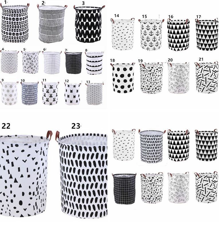 

INS Storage Baskets Bins Laundry Hamper Basket Storage Clothing Organizer Laundry Bag Polka Dot Laundry KKA8040