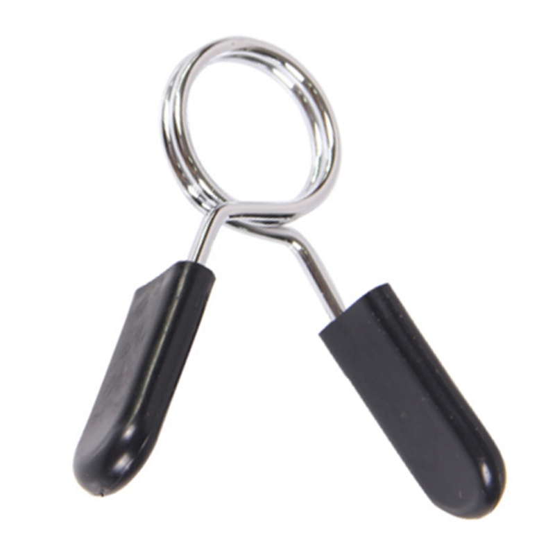 

1 Pcs Standard 25mm Spring Clamp Collar Barbell Buckle Clip Barbell Gym Weight Lifting Bar Dumbbell Lock Clamp Spring Collar, Red