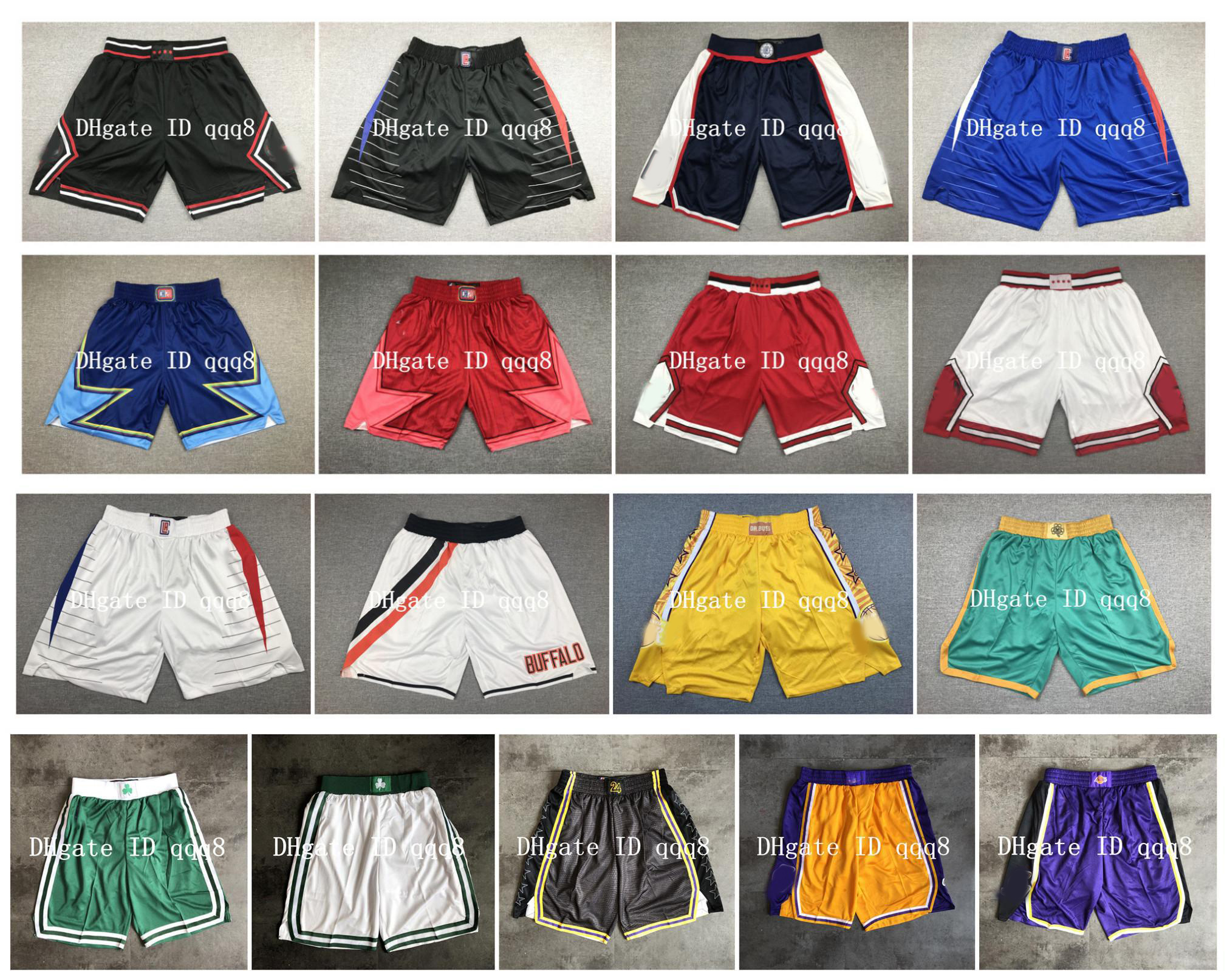 

Top Quality ! 2010 Team Basketball Shorts Men Shorts pantaloncini da basket Sport Shorts College Pants All Star White Black 100% stitched, As pic