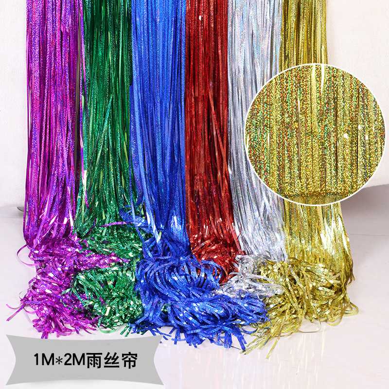 

Tinsel Curtain Backdrop Curtains Wedding Birthday Party Decorations Glitter Tinsel Adult Bridal Anniversary Decor Curtain