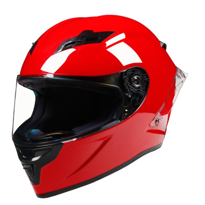 

Motorcycle Helmet Full Face Gloss Red Full For man and woman Casco Moto DOT approved Capacete De Motocicleta Off Road
