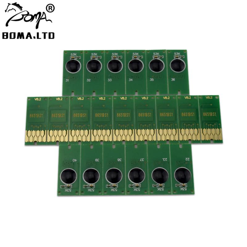 

BOMA.LTD Ink Cartridge Chip For Workforce Pro T8651 T8651XXL Black WorkForce WF- M5690 M5190 M5191 M5193 M5693 Printer