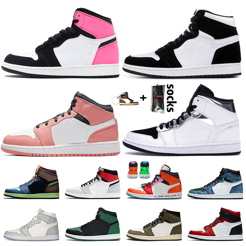 

Top Fashion 2020 Jumpman 1 Women Basketball Shoes 1s Twist Mid GS Pink Quartz Mens Trainers Alternate Think High OG Bio Hack Sneakers