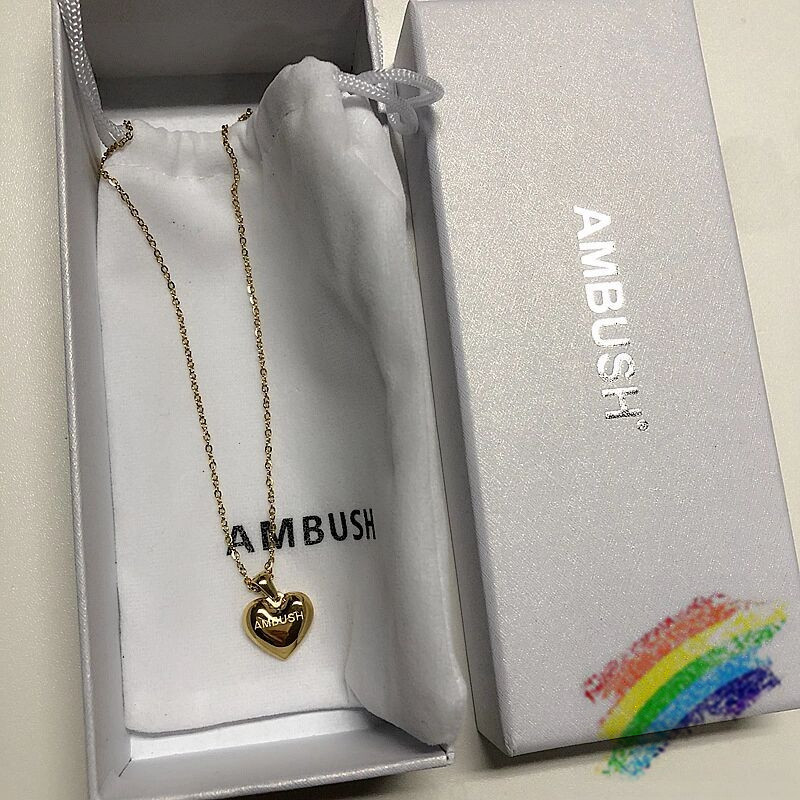 

50cm Solid Necklace Men Women High Quality With Gift Box And Cloth Bag Accessories