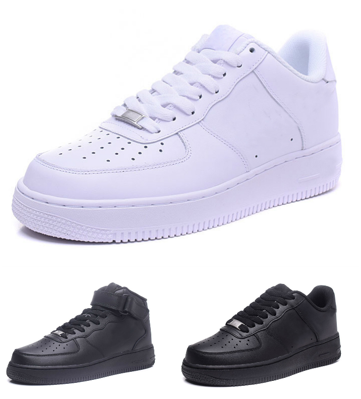 

Classic Forces Low Casual ShOes airForce Mens Women Air High 1 One All White Triple Black Wheat Utility Shadow 1s Classic 1 07 AF1 Trainers Outdoor Designer Sneakers, Bubble package bag