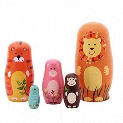 unpainted nesting dolls wholesale