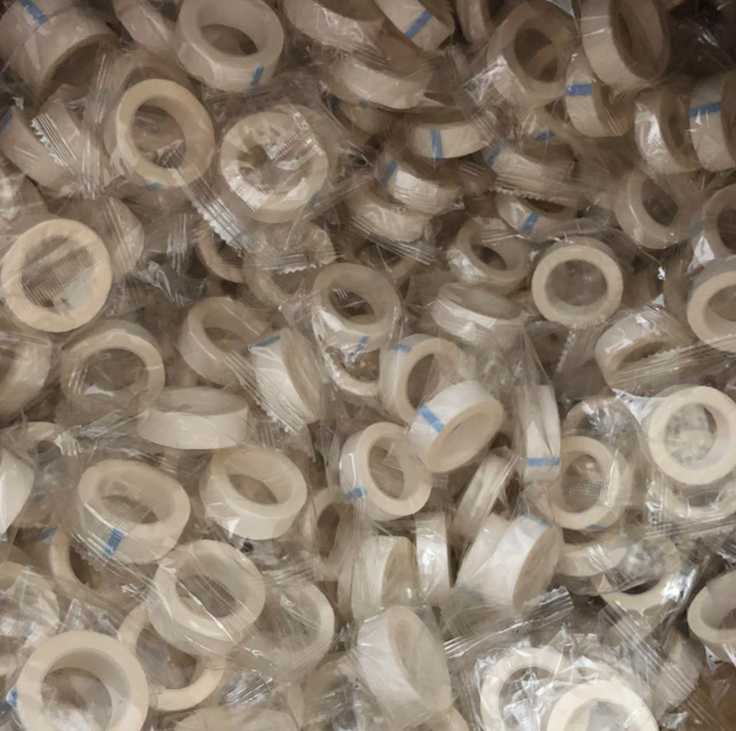 

1000pcs 1.25cm Non-woven fabric Clear Adhesive Eyelashes Extension Tape beauty