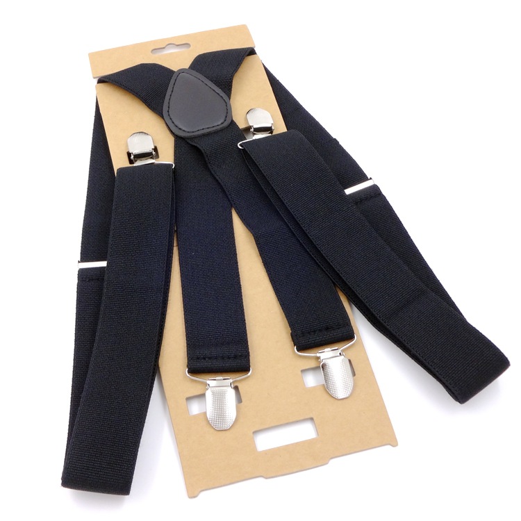 

3.5 Cm Width115cm Men Suspenders High Elastic Adjustable 4 Strong Clips Suspender Heavy X Back Braces Trousers Strap