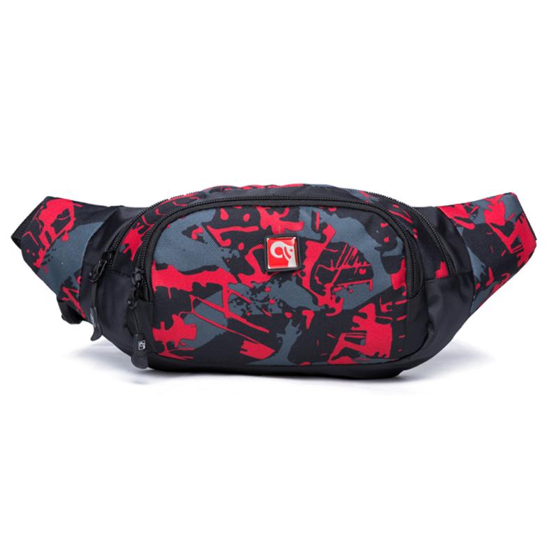 

Outdoor Sport Waist Pack Bum Bag Money Hip Pouch Fanny Pack Cycling Bag for Men Women Travel Running Hiking, Green camouflage