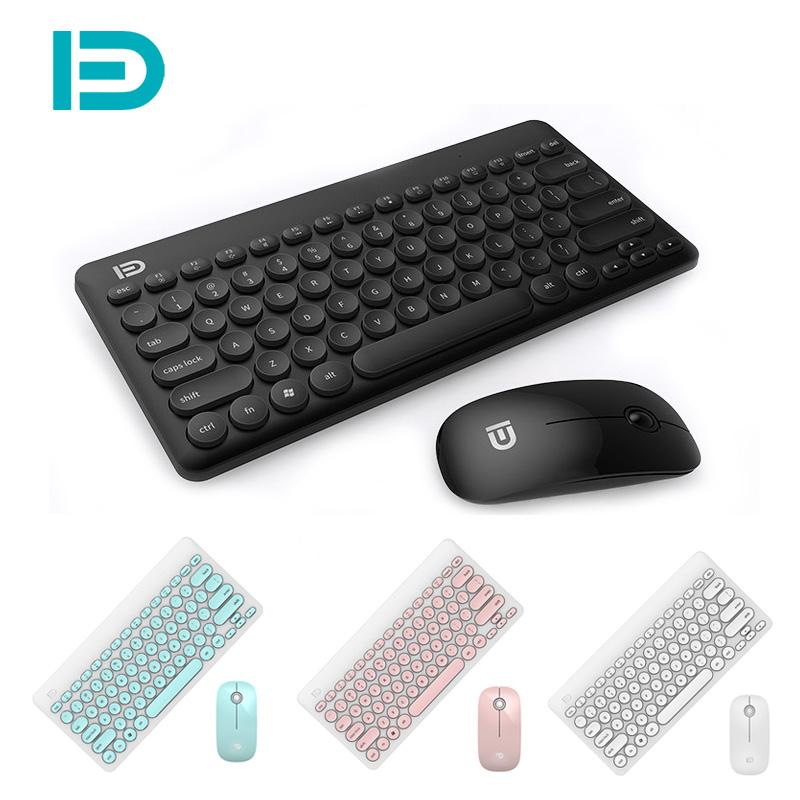 

2.4G Wireless Silent Keyboard and Mouse Mini Multimedia Keyboard Ultra-thin Mouse Combo Set For Notebook Laptop PC Home Office