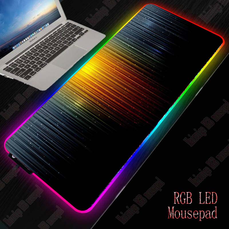 

XGZ Abstract Gaming RGB Large Mouse Pad Gamer Big Mouse Mat Computer Mousepad Led Backlight XXL Mause Pad Keyboard Desk Mat