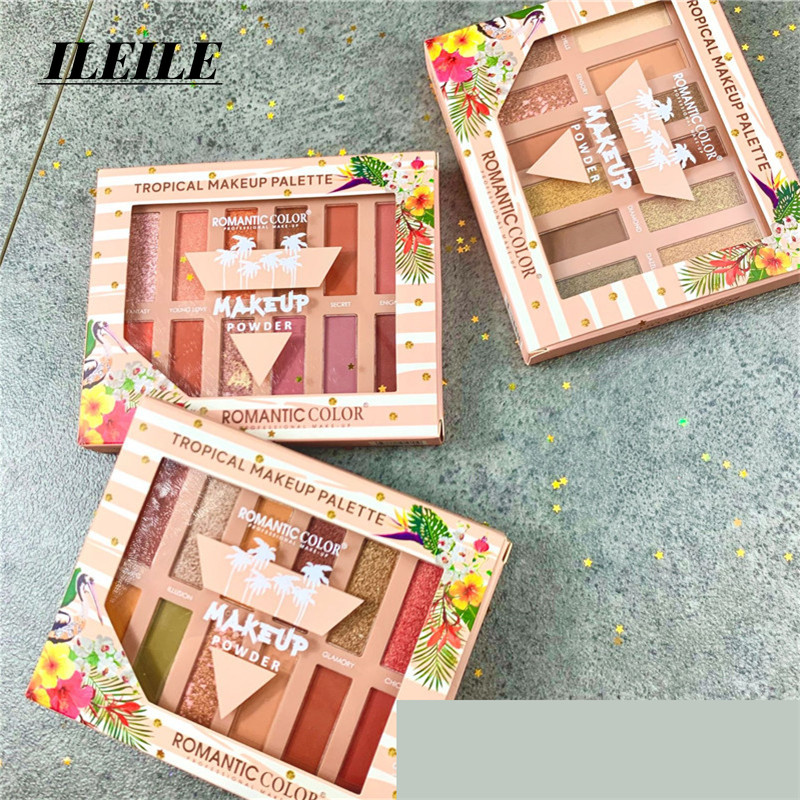 

BEAUTY GLAZED NEON Eyeshadow Palette Holographic Shiny Matte Glitter Pigment Eye Shadow Pallete Metallic Diamond Makeup Palette