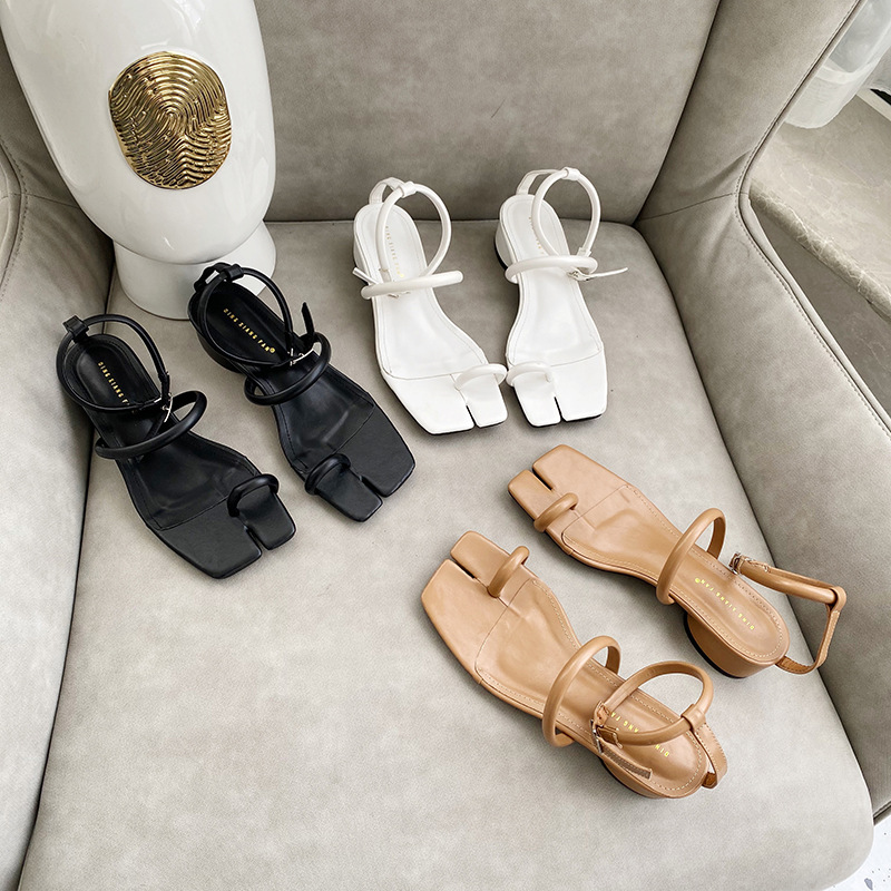 

Comfort Shoes For Women 2020 Sandals Summer Heels All-Match Buckle Strap Espadrilles Platform Med Suit Female Beige Comfort