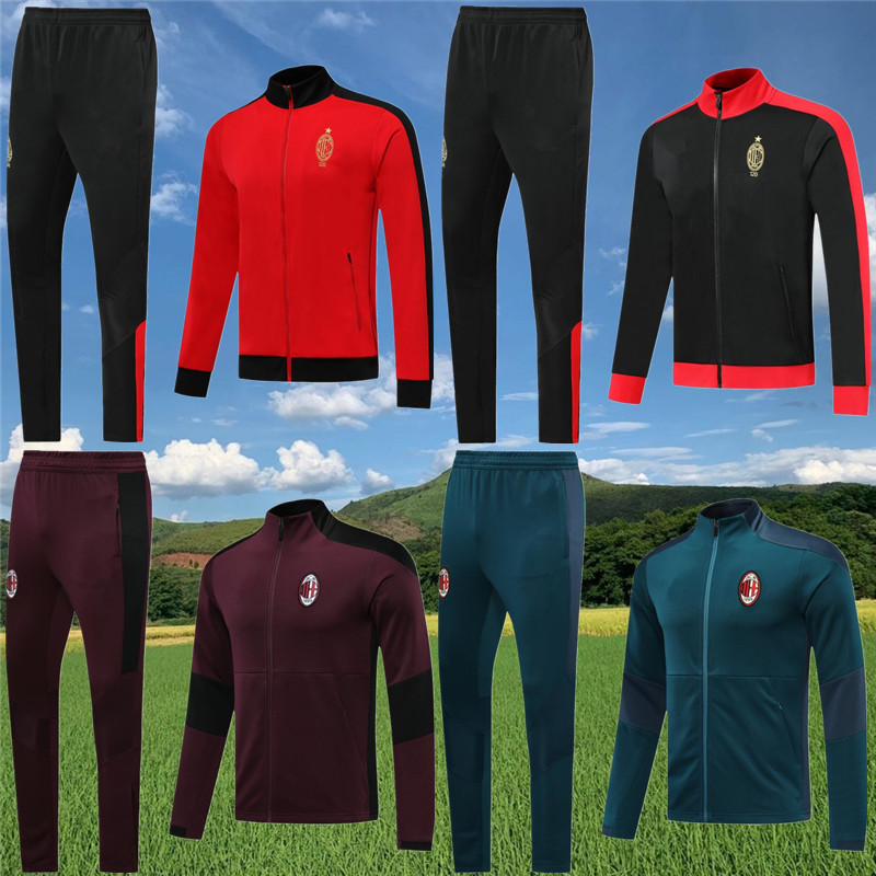 

KAKA MILAN IBRAHIMOVIC Jackets Tracksuit 2021 THEO MUSACCHIO Soccer jogging ROMAGNOLI Training suit CALHANOGLU football Survetement, Jackets top