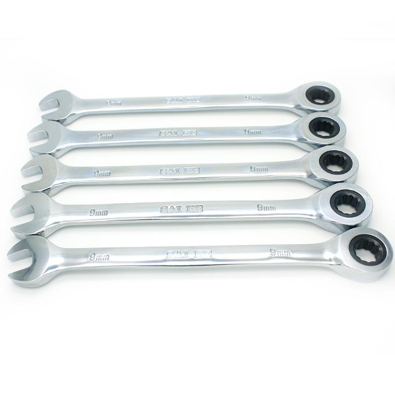 

Ratcheting Combination Hand Tools Wrench Spanner Set Nut Tools Ring Torque and Socket Wrench Set A of Key