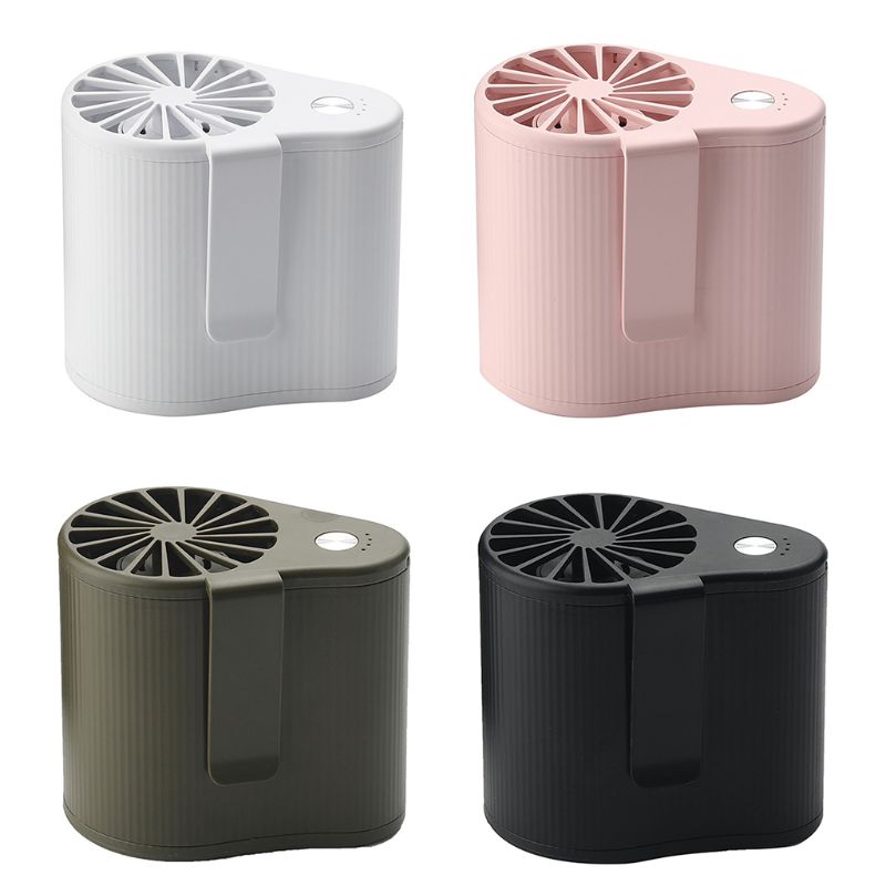 

USB Portable Fan Hands Free Waist Fan Hanging Rechargeable Sports 3-speed 27RB